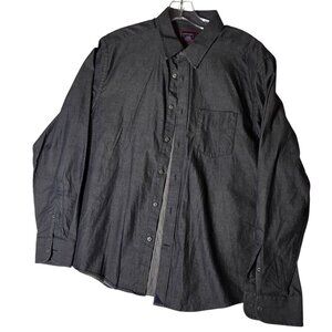 Untuckit Men’s Charcoal L/S Shirt L